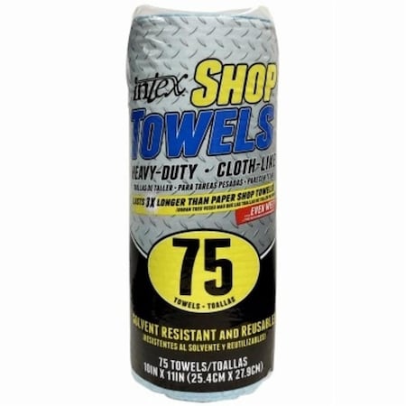 Intex Intex Blue Cloth-Like Shop Towels - 75 Count 269273